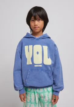 Bobo Choses hanorac de bumbac pentru copii Joy cu gluga, cu imprimeu, 125AC045 imagine