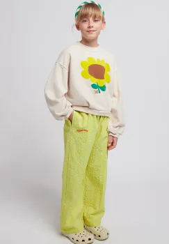Bobo Choses pantaloni copii culoarea galben, neted, 125AC082 imagine