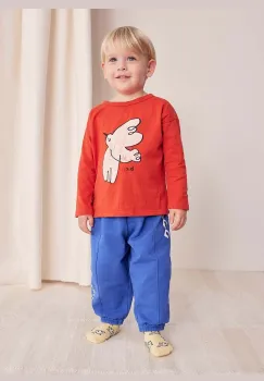 Bobo Choses pantaloni de trening pentru bebelusi Diamonds cu imprimeu, 224AB062 imagine