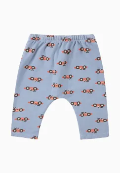 Bobo Choses pantaloni de trening pentru bebelusi Race Car cu imprimeu, 225AB013 imagine