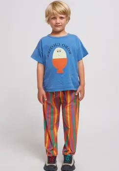 Bobo Choses pantaloni de trening pentru copii culoarea portocaliu, modelator, 125AC085 imagine
