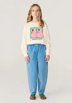 Bobo Choses pantaloni de trening pentru copii din bumbac cu elastan imagine