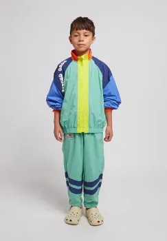 Bobo Choses pantaloni de trening pentru copii Smiling culoarea turcoaz, 125AC088 imagine
