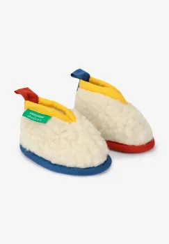 Bobo Choses papuci de lana pentru copii BINIBAMBA culoarea bej, 225AH003 imagine