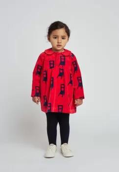 Bobo Choses rochie bebe culoarea rosu, mini, evazati imagine