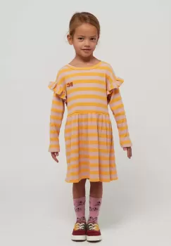 Bobo Choses rochie fete culoarea galben, mini, evazati imagine