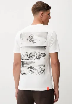 BOGNER Fire+Ice tricou din bumbac ADO culoarea bej, cu imprimeu, 54369760 imagine