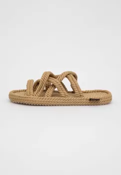 Bohonomad papuci Rome femei, culoarea bej, ROM.0012.WSL imagine