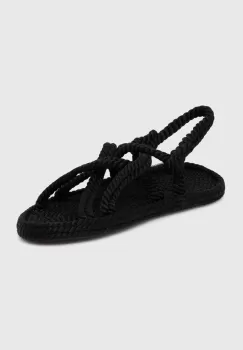Bohonomad sandale Bodrum barbati, culoarea negru, BOD.0020.MRS imagine