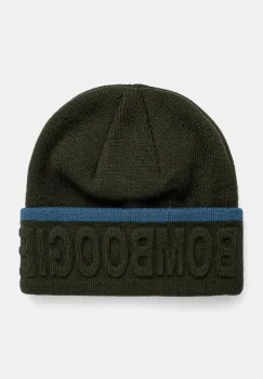 Bomboogie caciula culoarea verde, din tricot gros, LU8280TZVA3 imagine