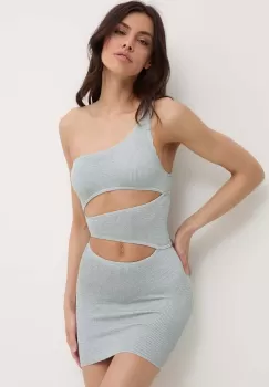 Bond Eye rochie de plaja culoarea gri imagine