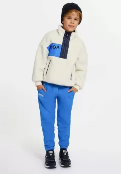 BOSS bluza copii culoarea bej imagine