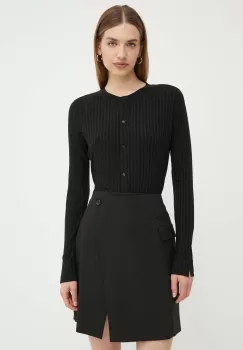 BOSS bluza culoarea negru, neted, 50518509 imagine