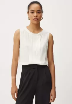 BOSS bluza de matase culoarea bej, neted, 50521253 imagine