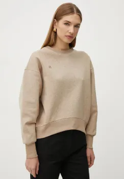 BOSS bluza femei, culoarea bej, neted, 50534558 imagine