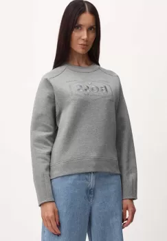BOSS bluza femei, culoarea gri, cu imprimeu, 50518770 imagine