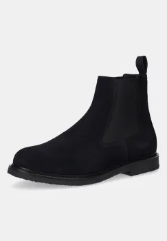 BOSS botine din piele intoarsa Kope culoarea bleumarin, 50548076 imagine