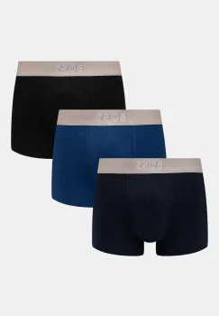 BOSS boxeri 3-pack barbati, culoarea gri, 50514998 imagine