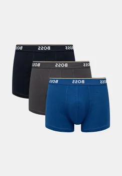 BOSS boxeri 3-pack barbati, culoarea negru, 50475282 imagine