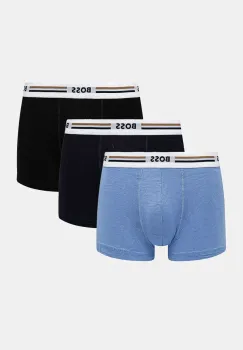 BOSS boxeri 3-pack barbati, culoarea negru, 50492200 imagine