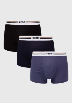 BOSS boxeri 3-pack barbati, culoarea negru, 50492200 imagine