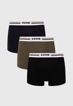 BOSS boxeri 3-pack barbati, culoarea negru, 50492200 imagine