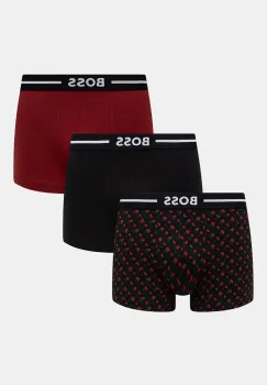 BOSS boxeri 3-pack barbati, culoarea negru, 50517836 imagine