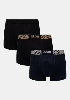 BOSS boxeri 3-pack barbati, culoarea negru, 50524525 imagine