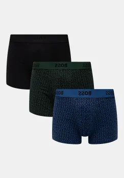 BOSS boxeri 3-pack barbati, culoarea negru, 50524595 imagine