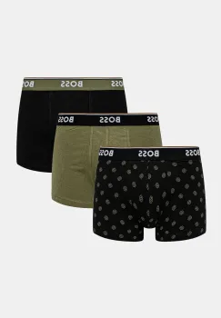 BOSS boxeri 3-pack barbati, culoarea negru, 50531701 imagine