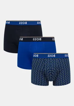 BOSS boxeri 3-pack barbati, culoarea negru, 50531701 imagine