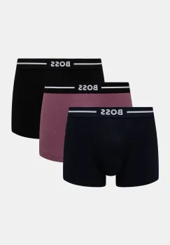 BOSS boxeri 3-pack barbati, culoarea negru, 50532453 imagine