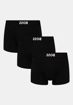 BOSS boxeri 3-pack barbati, culoarea negru, 50544263 imagine