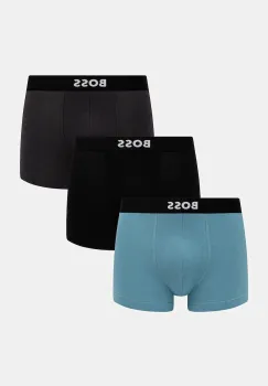 BOSS boxeri 3-pack culoarea alb, 50544263 imagine