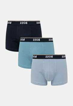BOSS boxeri 3-pack culoarea bleumarin, 50531684 imagine
