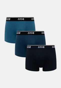 BOSS boxeri 3-pack culoarea negru, 50531684 imagine