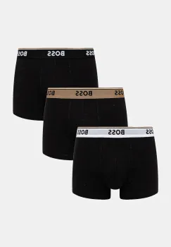 BOSS boxeri 3-pack culoarea negru, 50531684 imagine