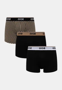 BOSS boxeri 3-pack culoarea negru, 50531701 imagine