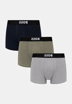 BOSS boxeri 3-pack culoarea negru, 50544263 imagine