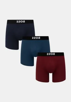BOSS boxeri 3-pack culoarea negru, 50544272 imagine