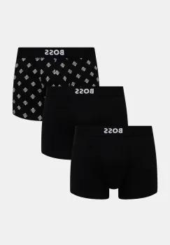 BOSS boxeri 3-pack culoarea negru, 50549832 imagine