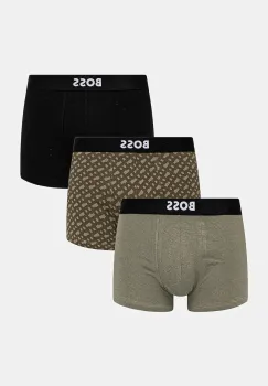 BOSS boxeri 3-pack culoarea negru, 50549832 imagine