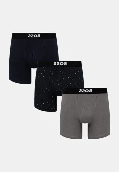 BOSS boxeri 3-pack culoarea negru, 50549856 imagine