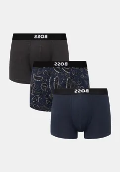 BOSS boxeri 3-pack culoarea negru, 50549856 imagine