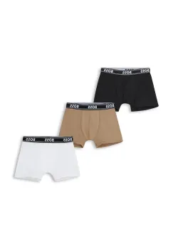 BOSS boxeri copii 3-pack culoarea alb, J52651 imagine