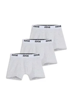 BOSS boxeri copii 3-pack culoarea gri, J52663 imagine