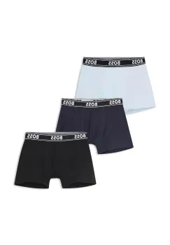 BOSS boxeri copii 3-pack culoarea negru, J52651 imagine