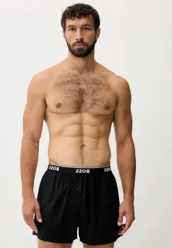 BOSS boxeri de bumbac 2-pack culoarea negru, 50545913 imagine