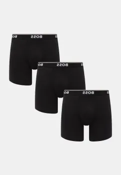 BOSS boxeri pentru barbati, din bumbac cu elastan pachet de 3 imagine
