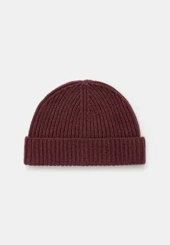 BOSS caciula de lana BECKHAM X BOSS culoarea bordo, 50552850 imagine